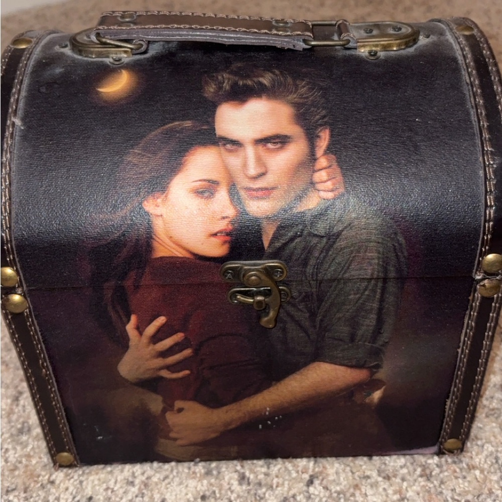 Vintage Style Decorative Box with Movie Print